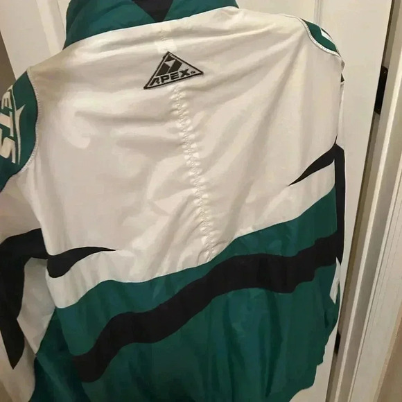 Pro Line by Apex One Vintage NFL New York Jets Green and White Men's Jacket, XL - Picture 4 of 6